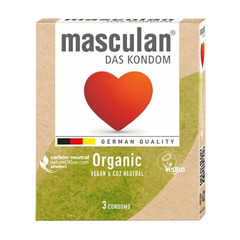 Презервативи Masculan Organic, 3 шт